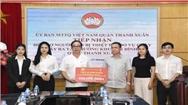 Bảo Tín Minh Châu ủng hộ gia đình các nạn nhân vụ cháy chung cư Mini Khương Hạ - Thanh Xuân - Hà Nội