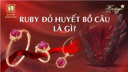 Ruby đỏ huyết bồ câu là gì? Top 5 mẫu trang sức ruby được ưa chuộng nhất