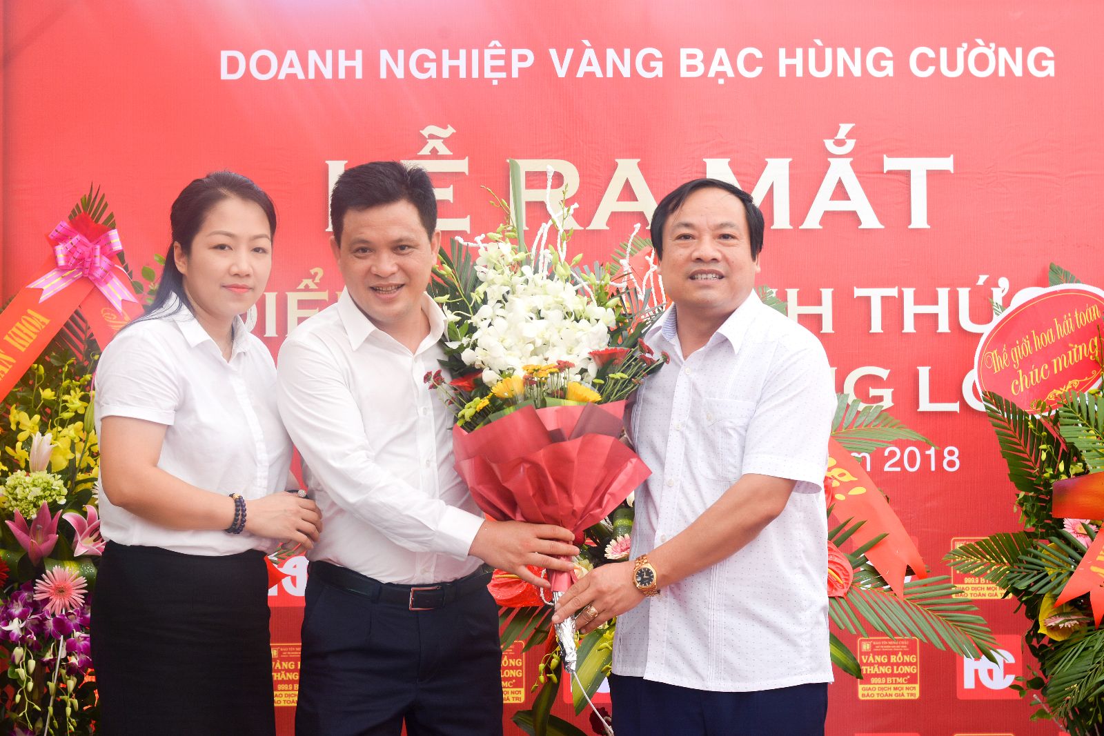 Lễ ra mắt điểm bán Vàng rồng Thăng Long Bảo Tín Minh Châu