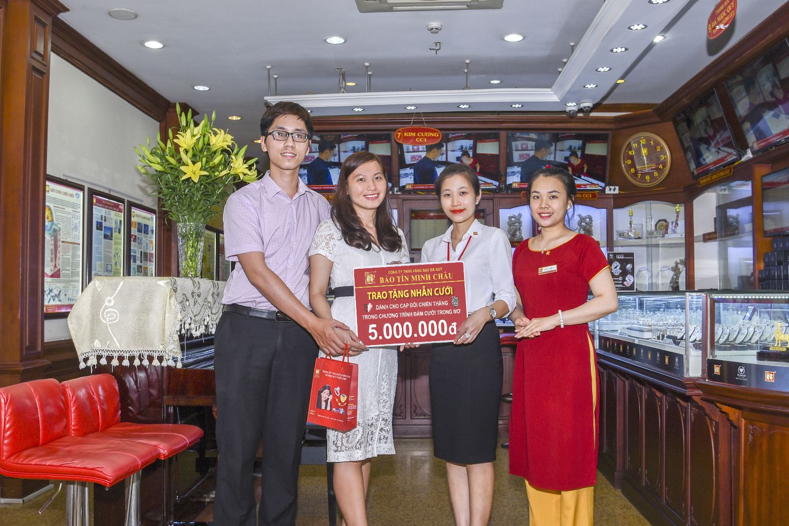 Nhãn hàng Eros Design tài trợ nhẫn cưới cho chương trình đám cưới trong mơ