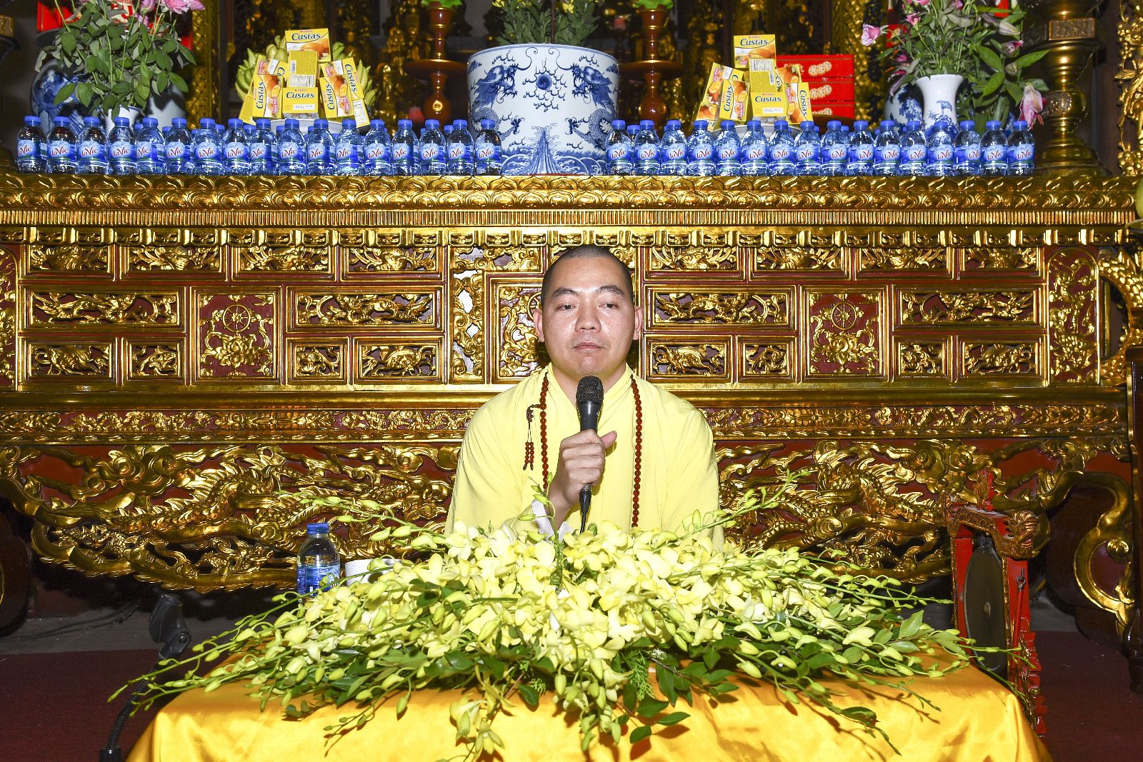 Hòa thượng Hòa thượng Thích Thanh Văn thuyết giảng đạo hiếu tại Lễ Vu lan báo hiếu