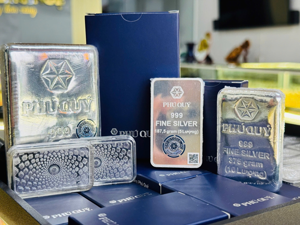 Thị trường kim loại quý thời gian gần đây ghi nhận mức tăng trưởng nhanh chóng của sản phẩm bạc tích trữ