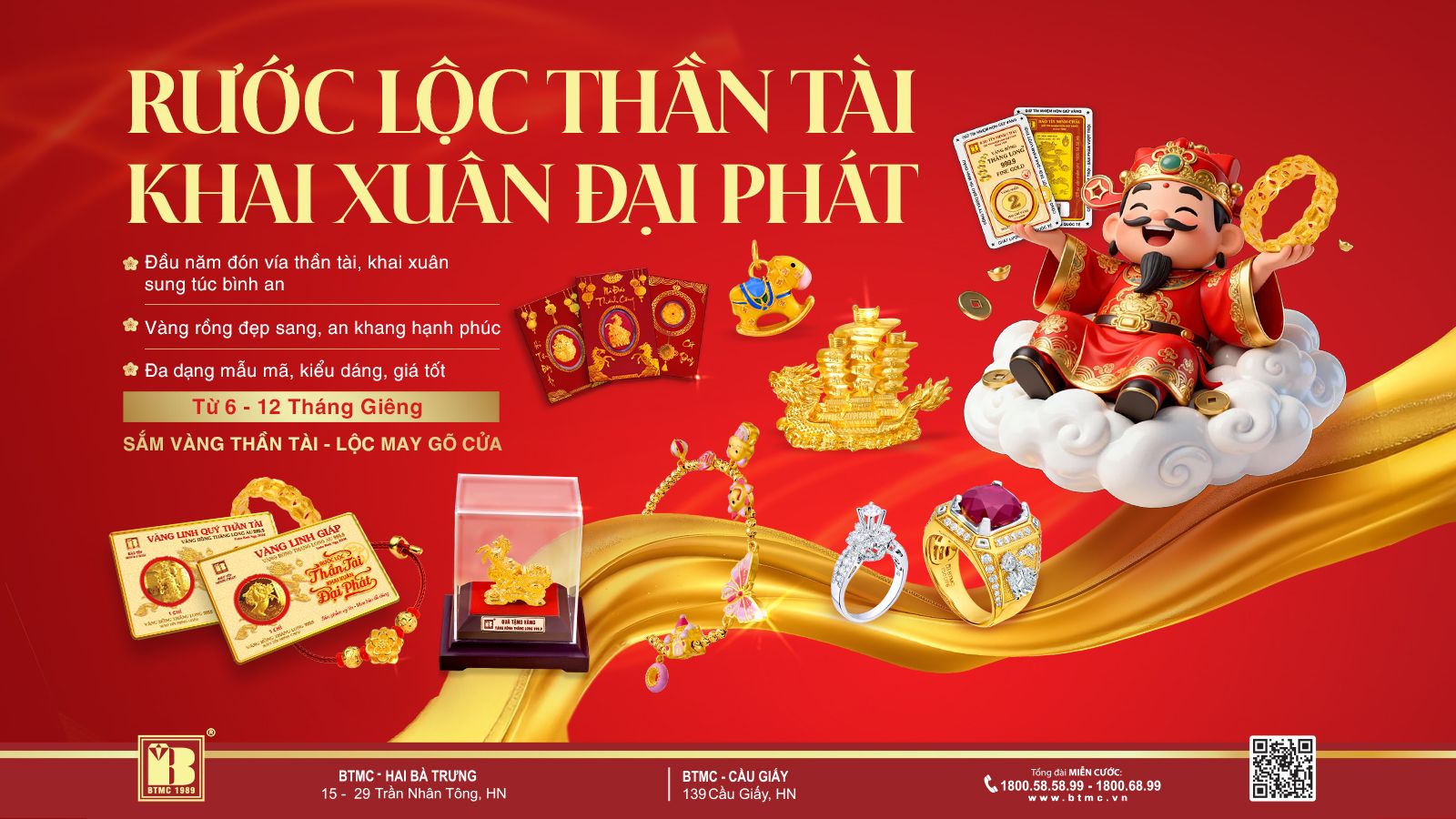 RƯỚC LỘC THẦN TÀI - KHAI XUÂN ĐẠI PHÁT CÙNG BẢO TÍN MINH CHÂU