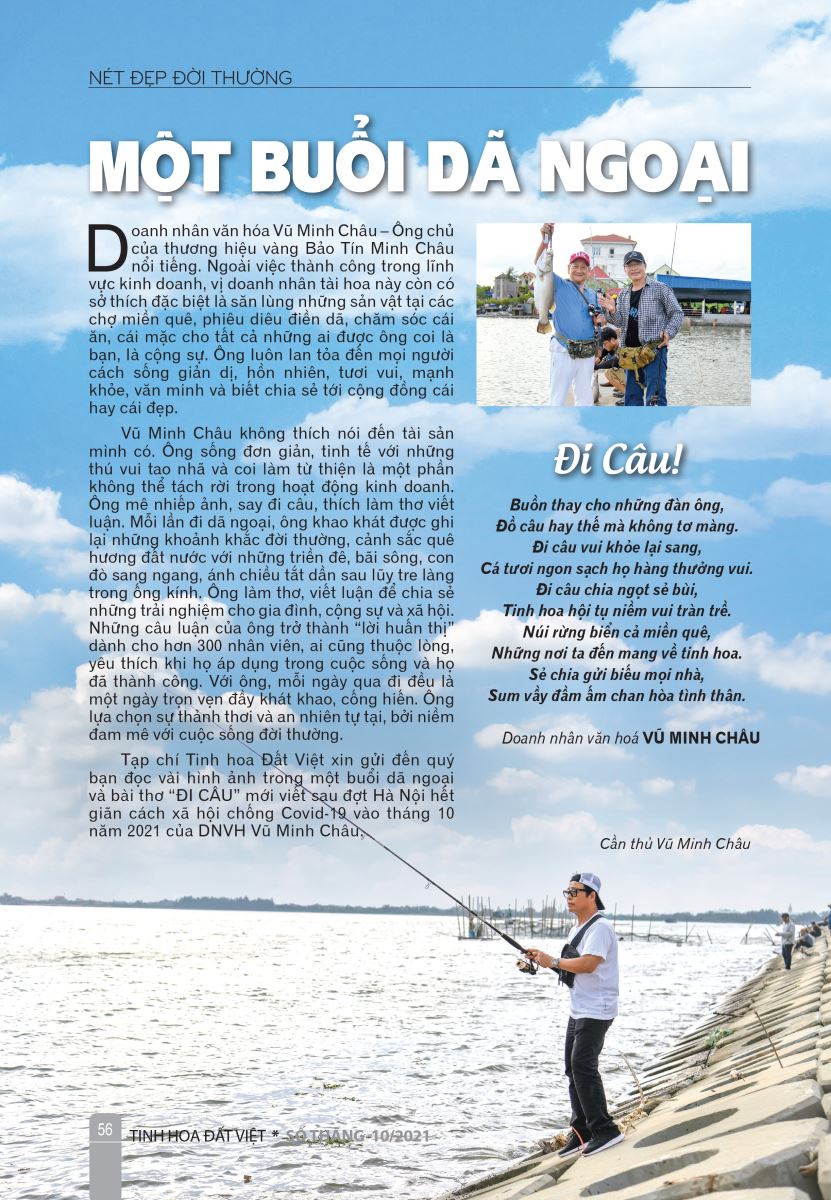 Theo Báo Tinh Hoa Đất Việt] Nét Đẹp Đời Thường: Một Buổi Dã Ngoại